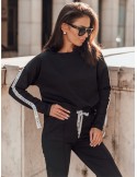 Schwarzes Damen-Trainingsanzug-Set FI534 – Online-Shop – Boutique